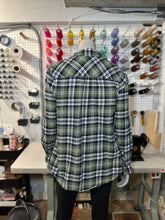 S - Green/Blue/White Flannel